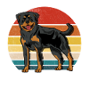 Rottweiler Retro