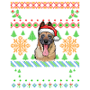 Merry Woofmas Ugly Malinois