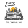 Camping camper, motorhome