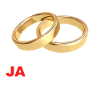 JA sager Heiraten Eheringe