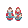 Beautiful Inside & Out Matryoshka Babushka