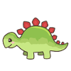 Stegosaurus dinosaur dragon