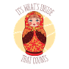 Russian beauty matryoshka babushka