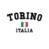 Torino Italy Flag Minimal Design