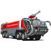 Feuerwehr mit Schaumkanone