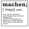 machen; Definition