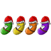 SantaBeans with Face