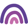 Rainbow purple