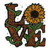 Sunflower love garden gift