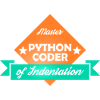 Python-Programmierer, Meister der Einrückung