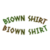 biown shirt