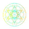 Heilige Geometrie Geschenk Mandala für Yoga