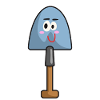 Garden spade cartoon