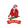 Santa skateboard Christmas Skateboarding