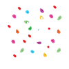 Bouldern Kletterer - Bunte Kletterwand - Boulderer