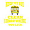 Bus keep clean Bus drivers