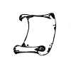 Black brush frame