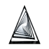 3D triangles - 3D effect
