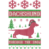 dachshund teckel de noël