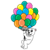 Polar bear balloon