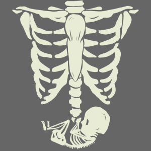 Schwanger Skelett