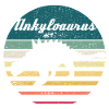 Armored reptile Ankylosaurus