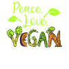 Peace Love Vegan