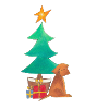 Weihnachtshund