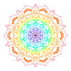rainbow mandala
