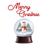 Snow Globe Snowman Winter Magic