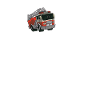 Feuerwehr Auto Rentiere Weihnachten