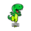 Green dinosaur