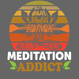 T-shirt méditation addict