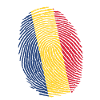 Romania Romanian fingerprint Romanian flag