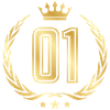 01 zahl kranz gold
