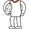 Head under the arm