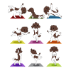 Yoga Maps Münsterländer Dog