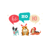 christmas dog team