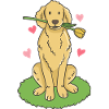 Golden Retriever Kawaii