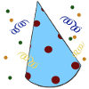 Birthday hat, children's birthday party