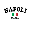 Napoli Italy Flag Minimal Art