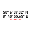 Frankfurt coordinates