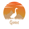 Goose in nature