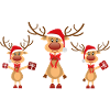 Cute elk Christmas gift