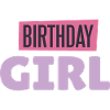 Birthday girl woman birthday