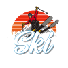 Skier Skiing Holiday
