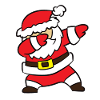 Weihnachtsmann - DAB, dabben, dabbing, tanz