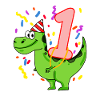 Dinosaur birthday 1 year old