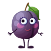 Cute Plum Smile