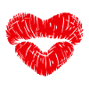 Bisou coeur